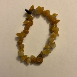 ** 3/$21 **   Natural Chip Stones Stretch Bracelet